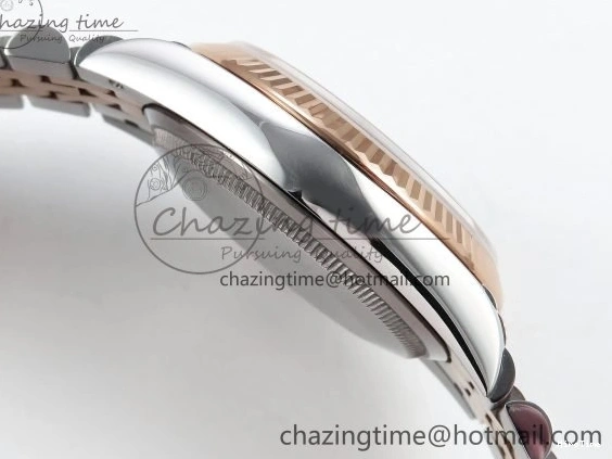 MiroTime 1222 DateJust 36 126231 APF 1:1 Best Edition 904L Steel White Sitck Dial on SS RG Jubilee Bracelet VR OnTrend 1589